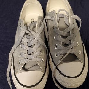 Womens Wolf gray converse